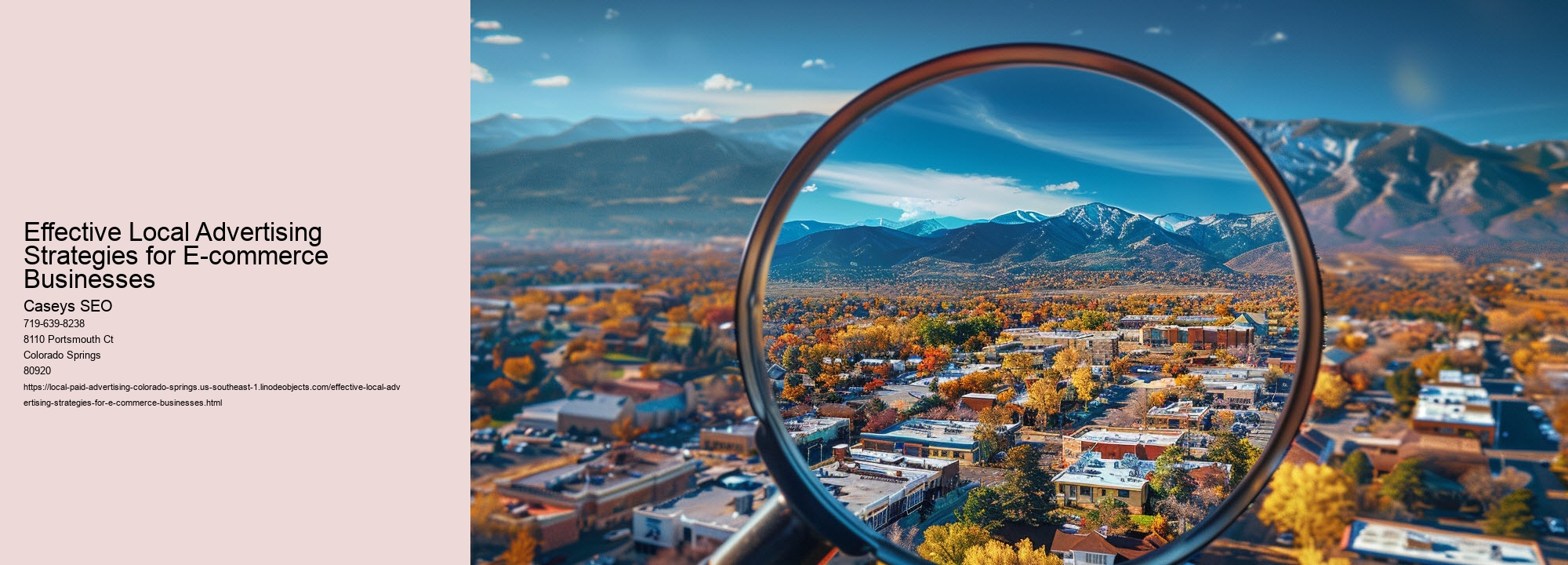 Effective Local Advertising Strategies for E-commerce Businesses